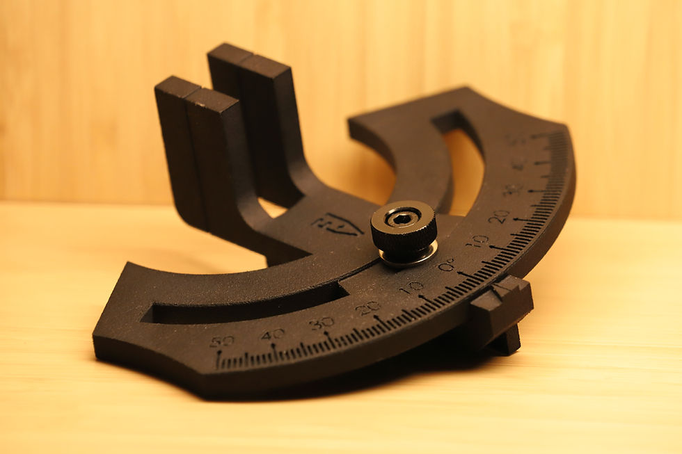 Thumbnail: Protractor for hammerheads, complete set