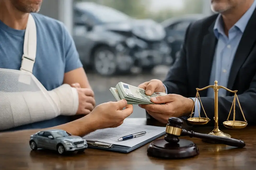 Wer zahlt Schmerzensgeld nach einem Unfall?