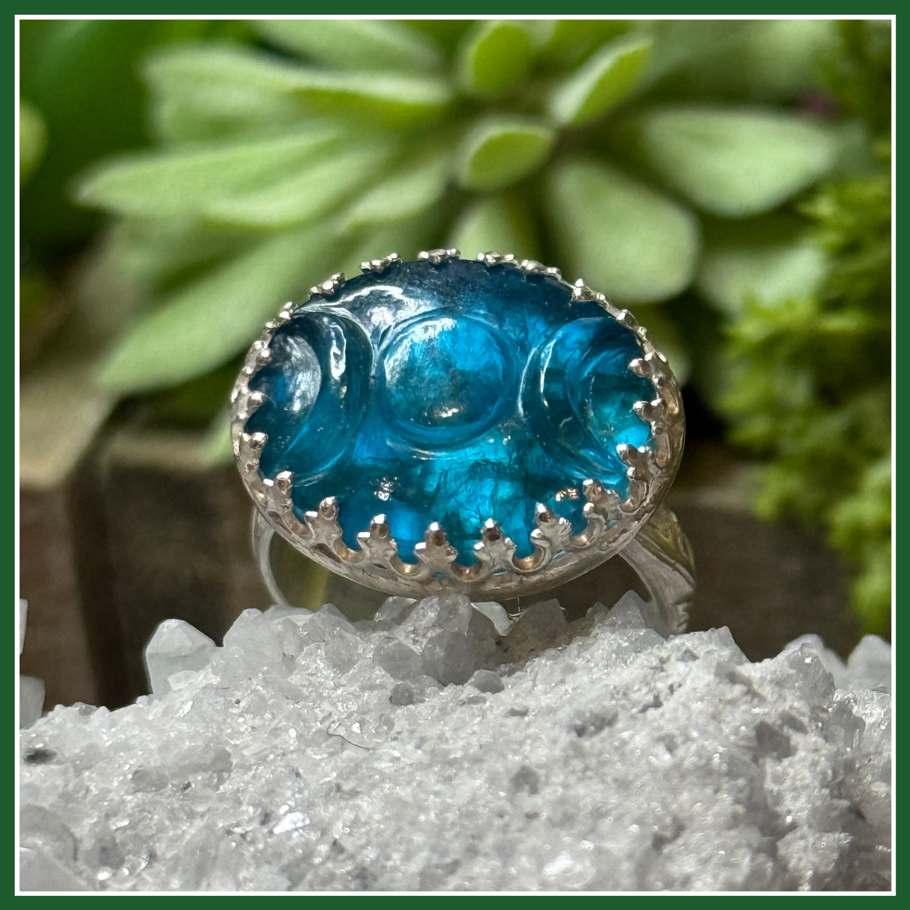 Triple Moon Doublet Ring