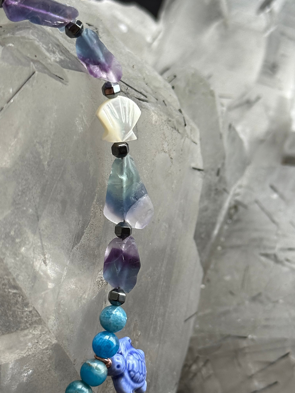 Thumbnail: Ocean Flow Gemstone Necklace