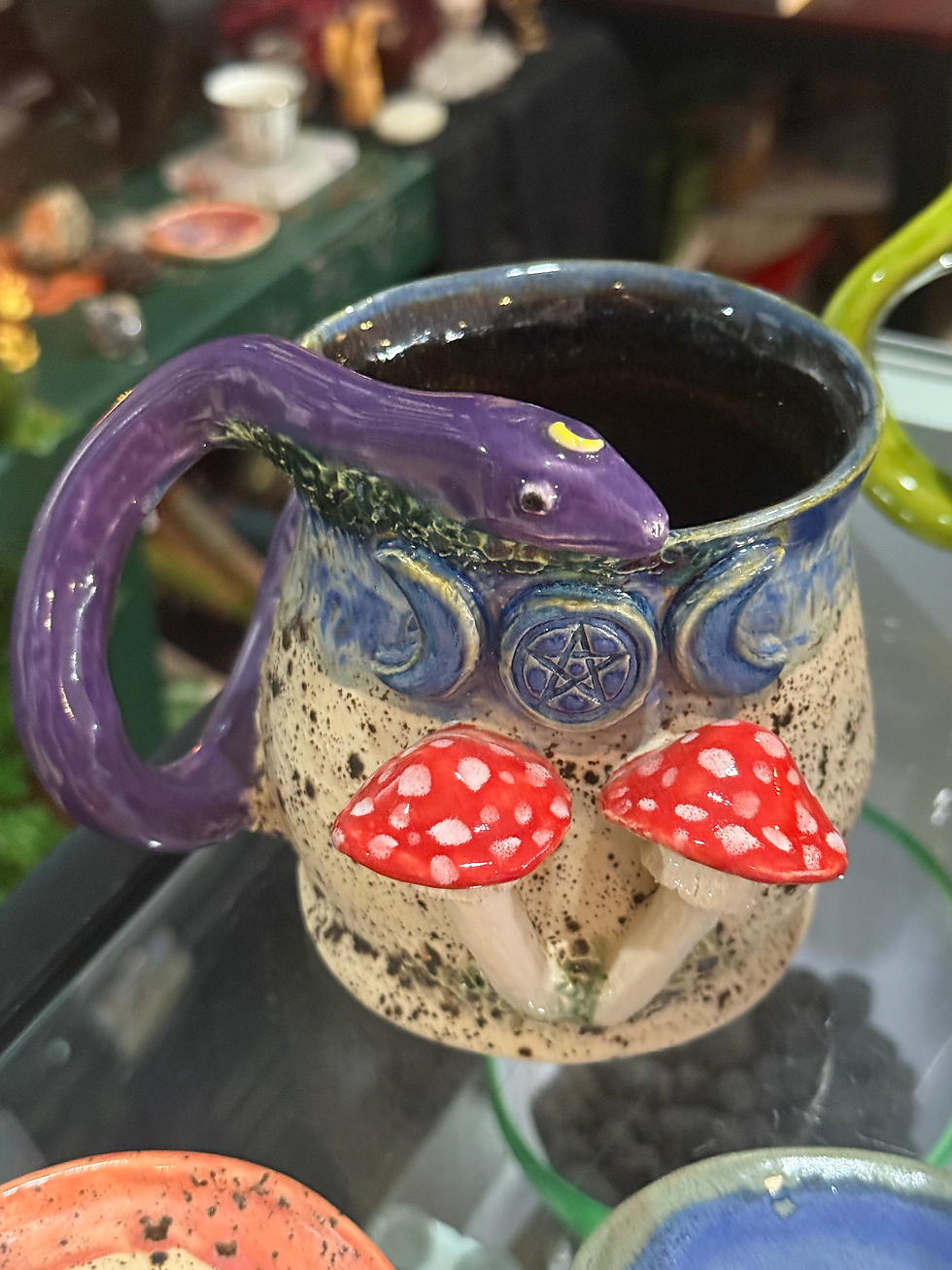 Thumbnail: Artisanal Snake Mugs 