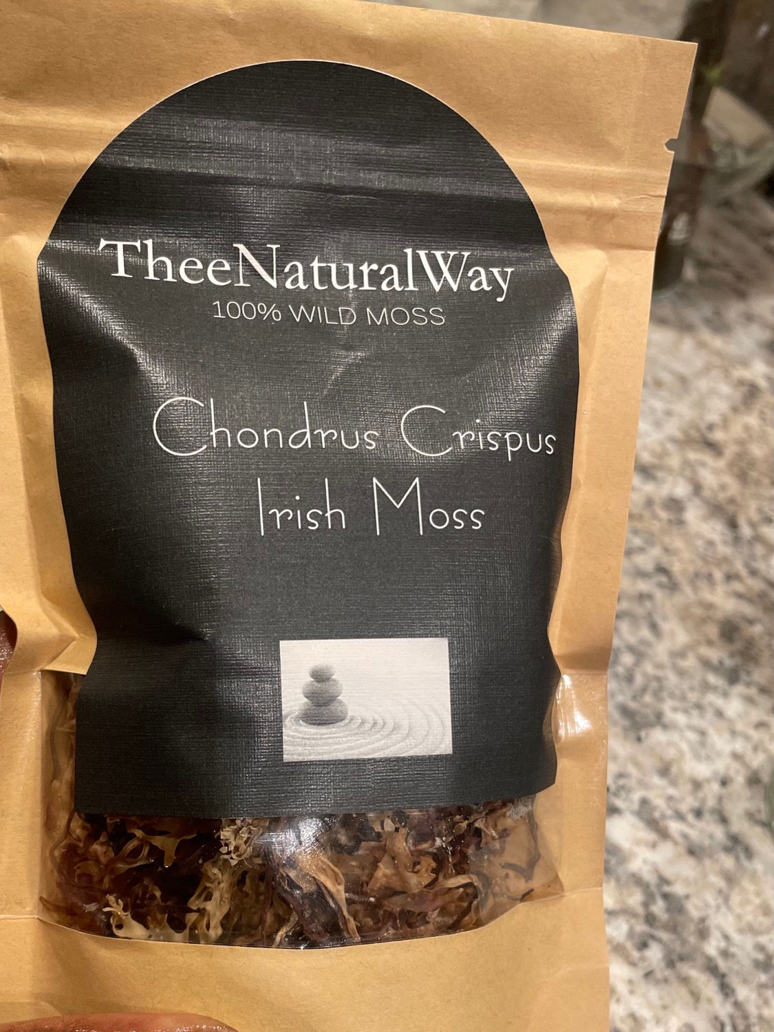 Packaged Dry Irish Moss / Chondrus Crispus