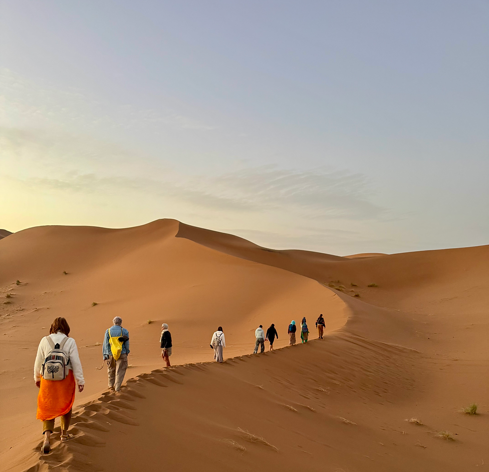 Aurore Delwick, retraites chamaniques dans le désert marocain, immersions dans la nature