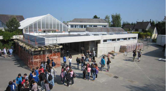 chantier en site occupé