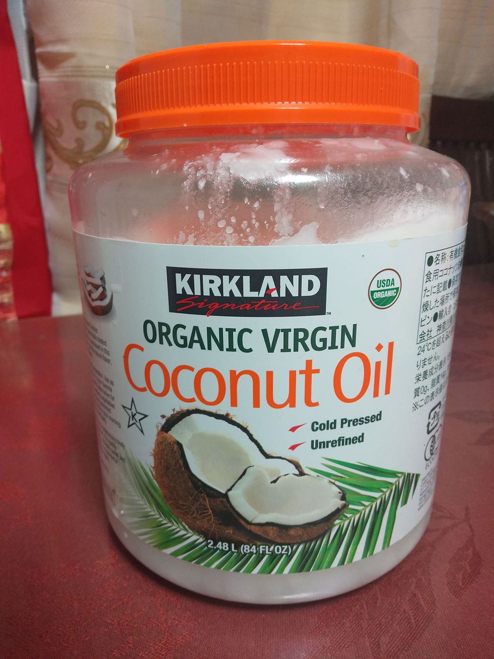 Organic virgin coconut oil