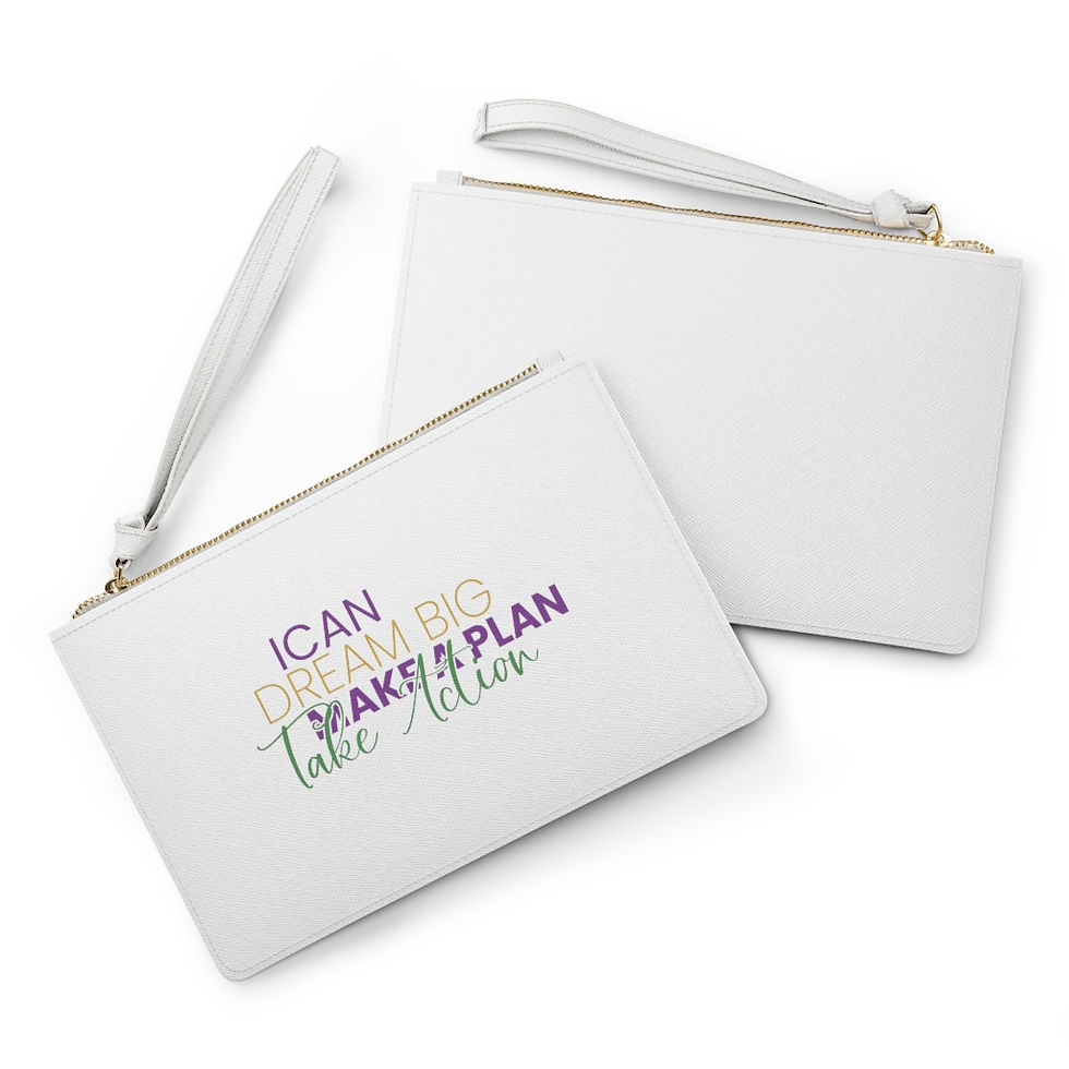 Thumbnail: "ICAN DREAM..." Clutch Bag