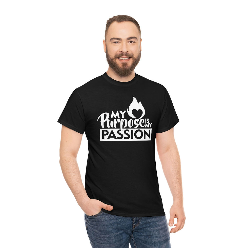 Thumbnail: "My Purpose, My Passion" Heavy Cotton Tee