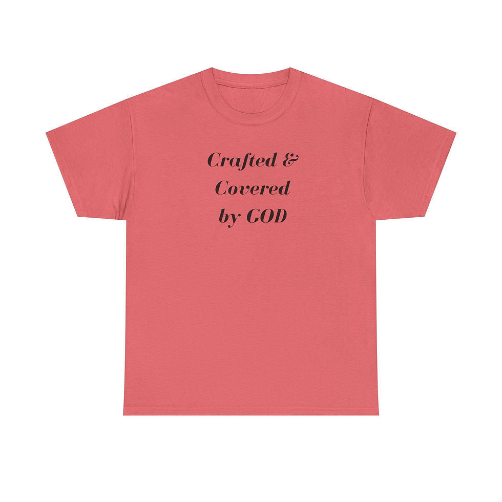 Thumbnail: "Crafted & Covered by God" Tee
