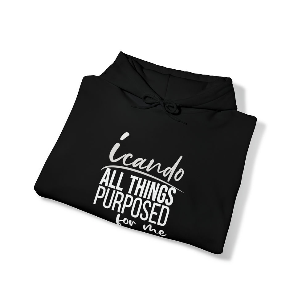 Thumbnail: "icando All things" Hooded Sweatshirt