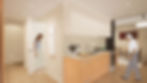 Compact kitchen with energy-efficient appliances inside a modular home
