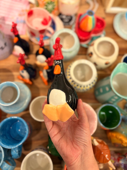Feathers McGraw Pottery Painting | Wallace & Gromit Theme night