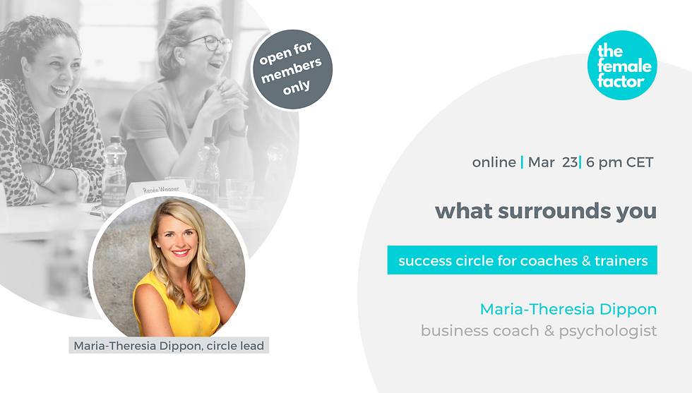 success circle for coaches and trainers | what surrounds you