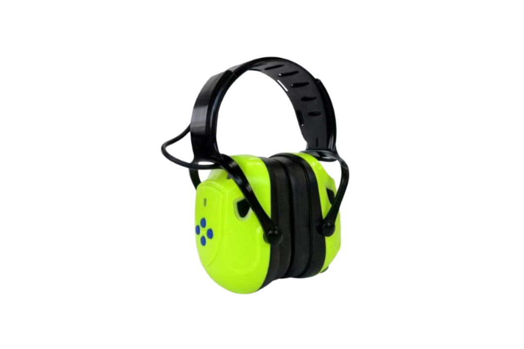 Noise cancelling electronic earmuff