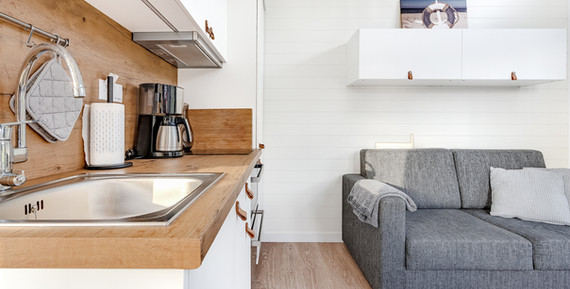 Interior, kitchenette