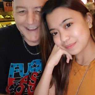 Peter with a lovely fan