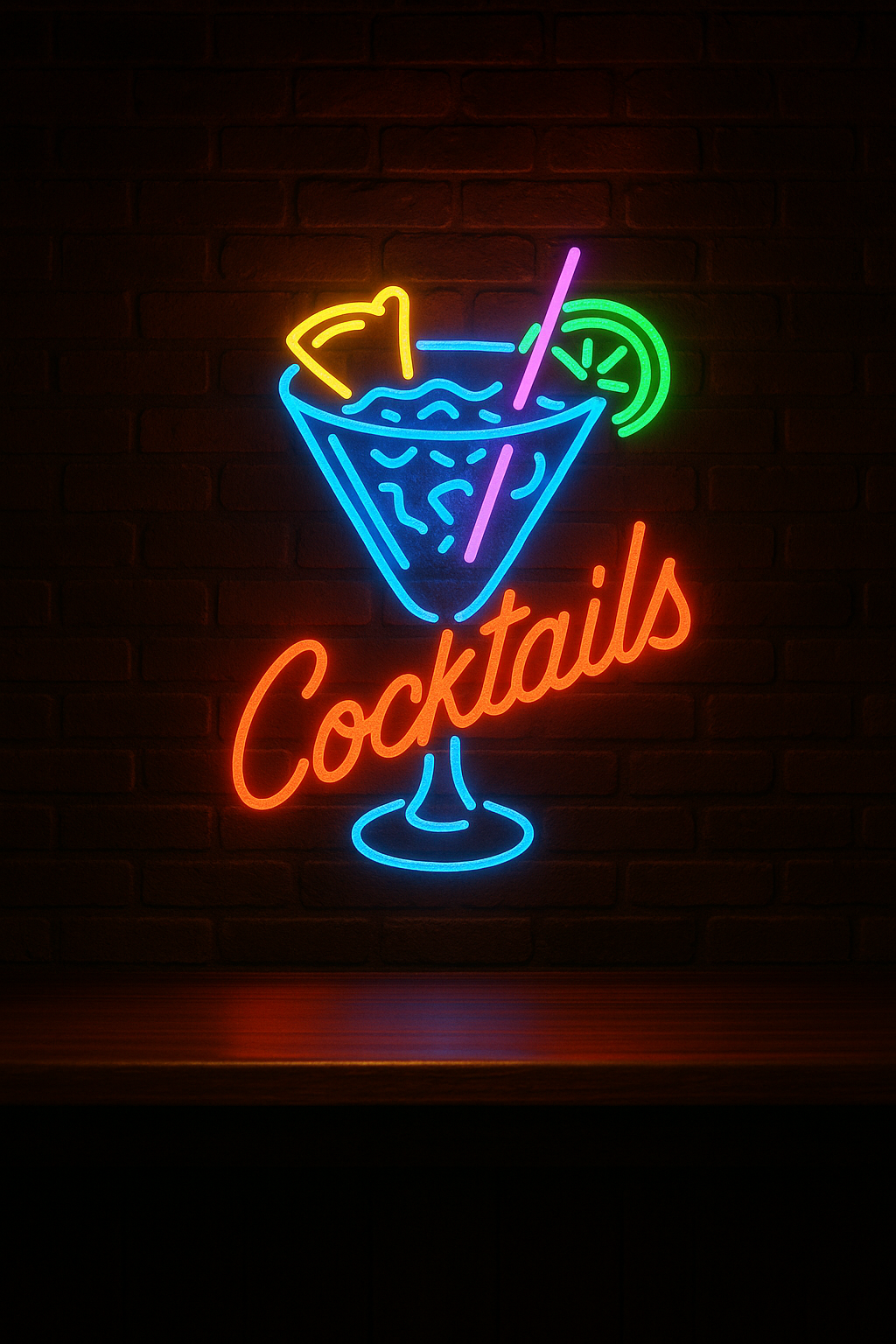 Cocktails Neon Sign
