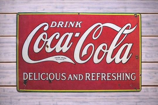 Cocal Cola Metal Sign 30x40cm - Garage Man Cave Wall Decor