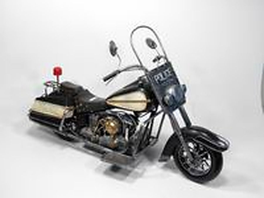 Police Motorcycle with Sidecar Display