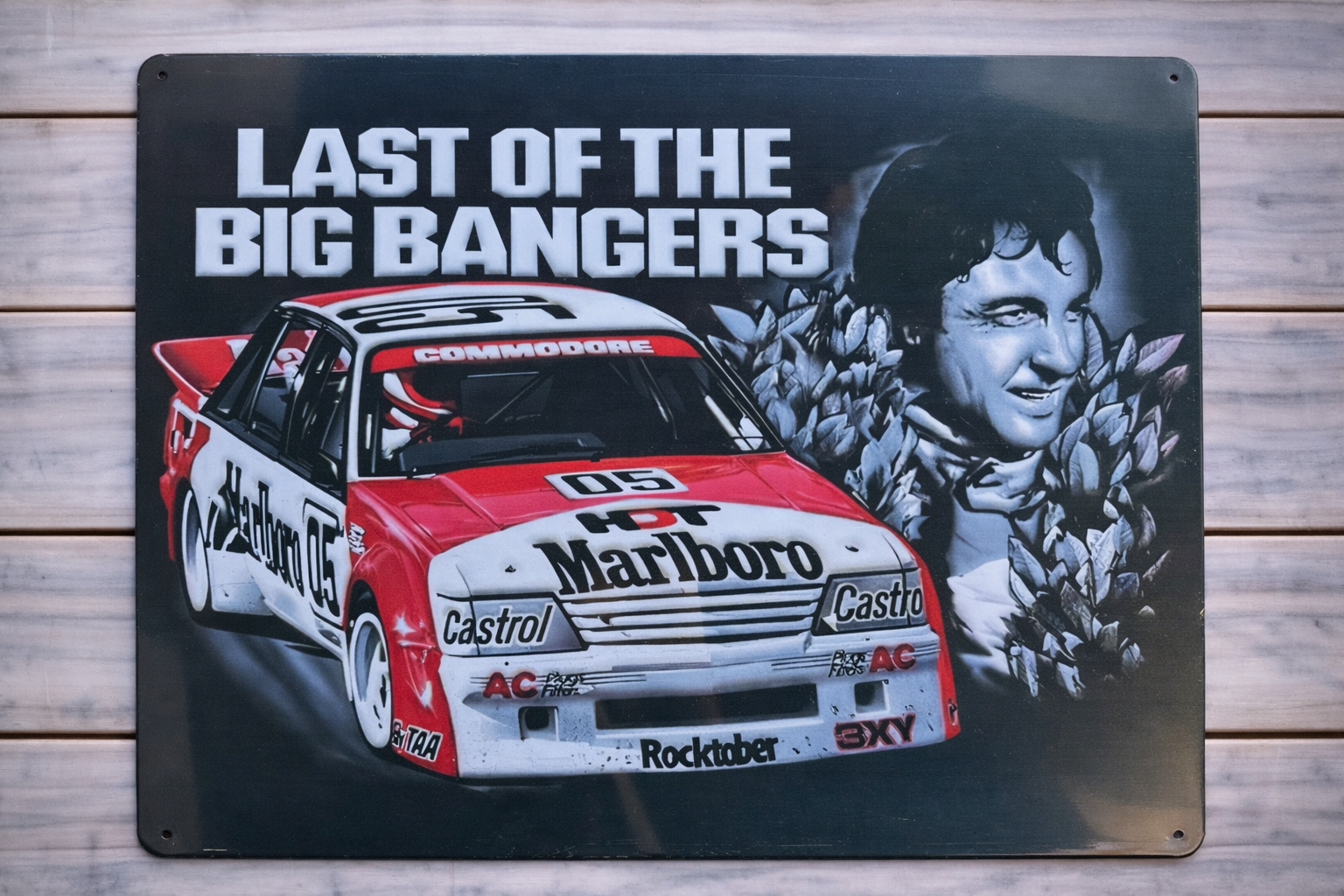 Holden Last Of The Big Bangers Metal Sign 30x40cm - Garage Man Cave Wall Decor
