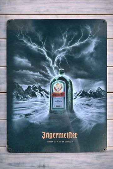 Jagermeister Storm Metal Sign 30x40cm