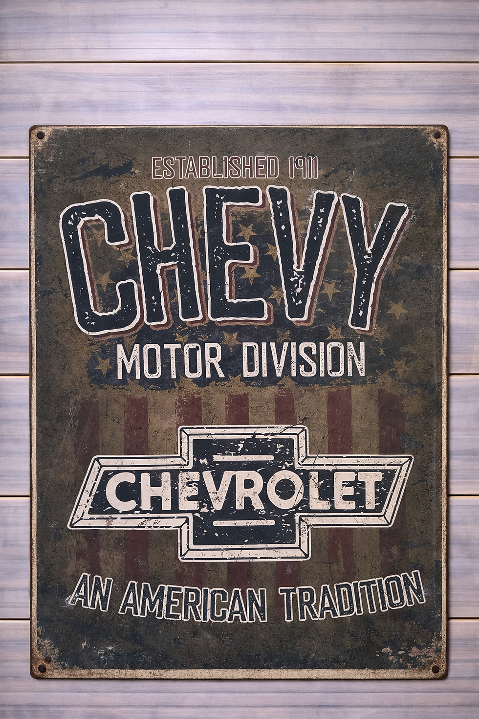 Chevy Metal Sign 30x40cm
