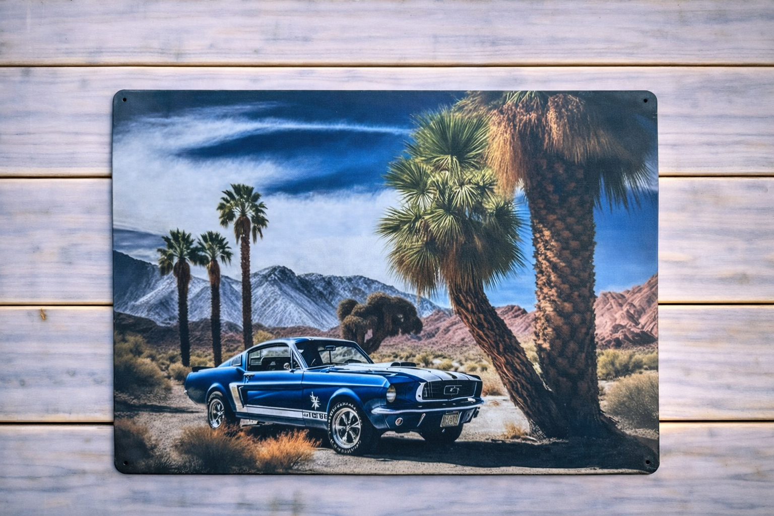 Ford Mustang Metal Sign 30x40cm - Garage Man Cave Wall Decor