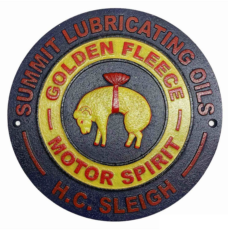Golden Fleece Summit Oils 27CM Sign