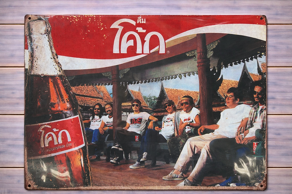 Coca Cola International Metal Sign 30x40cm