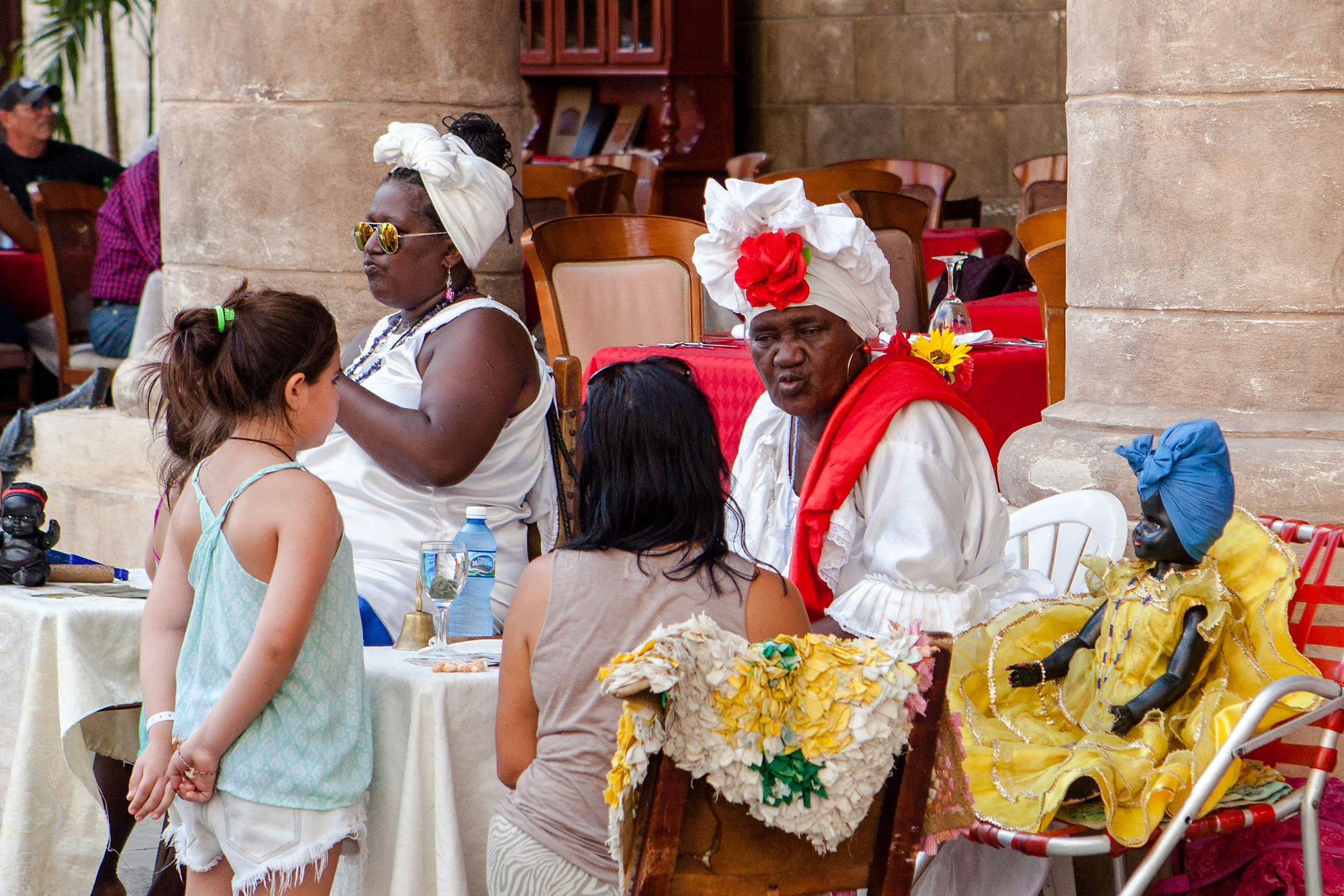 Fortune tellers in the square