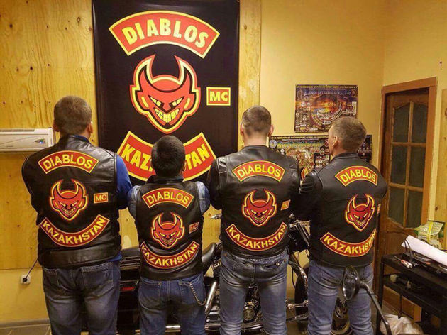 New opening of our first Support Club Diablos MC Astana Chapter, Kazakhstan