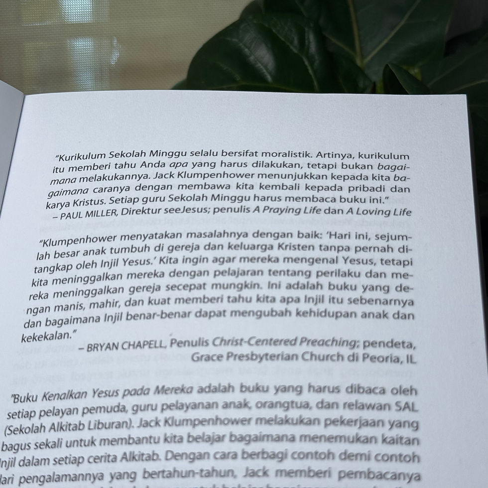 Thumbnail: Kenalkan Yesus pada Mereka: Mengajarkan Injil kepada Anak-Anak