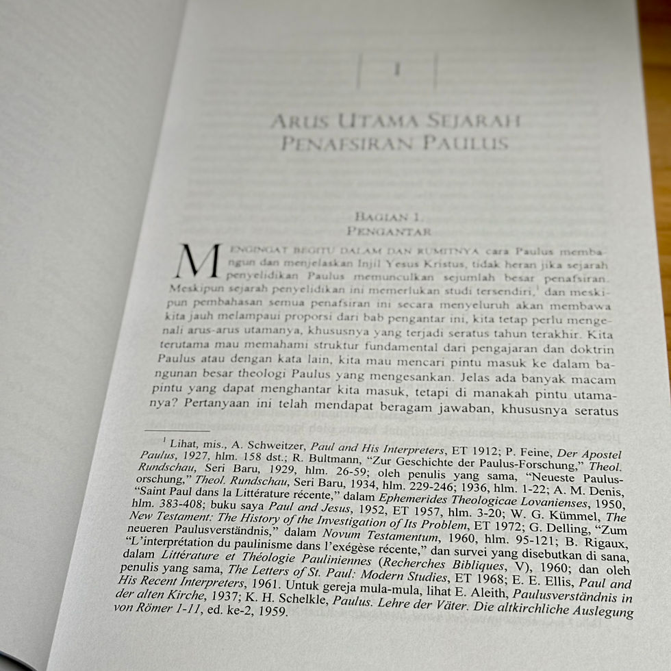Thumbnail: Paulus: Pemikiran Utama Theologinya