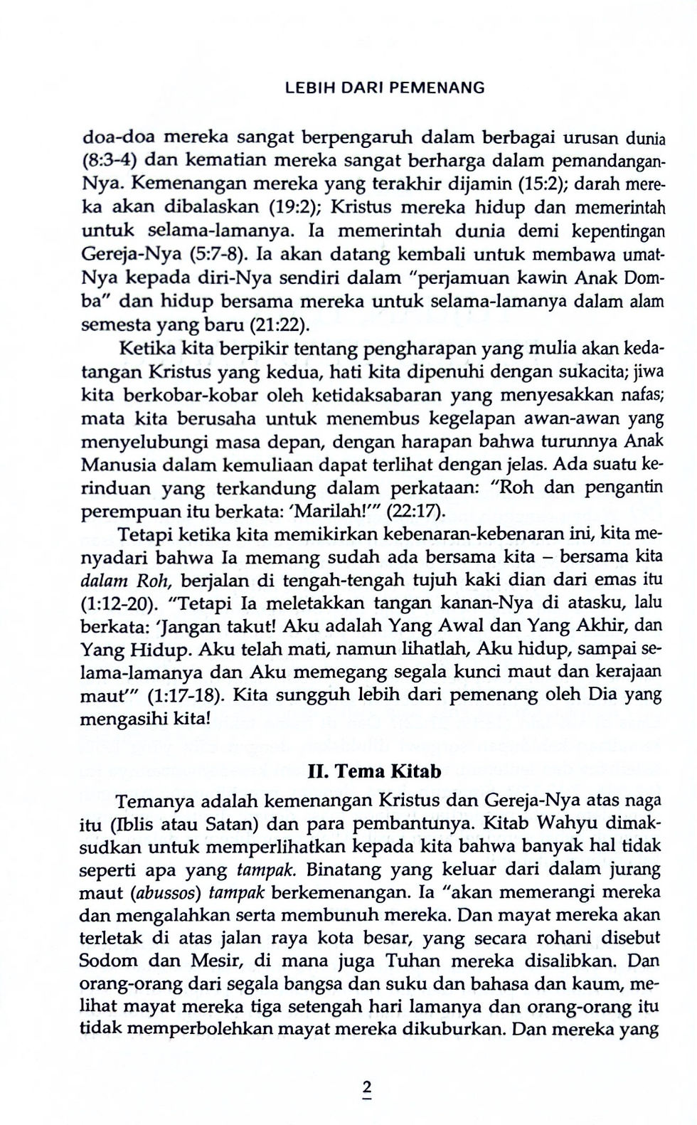 Thumbnail: Lebih dari Pemenang: Sebuah Interpretasi Kitab Wahyu