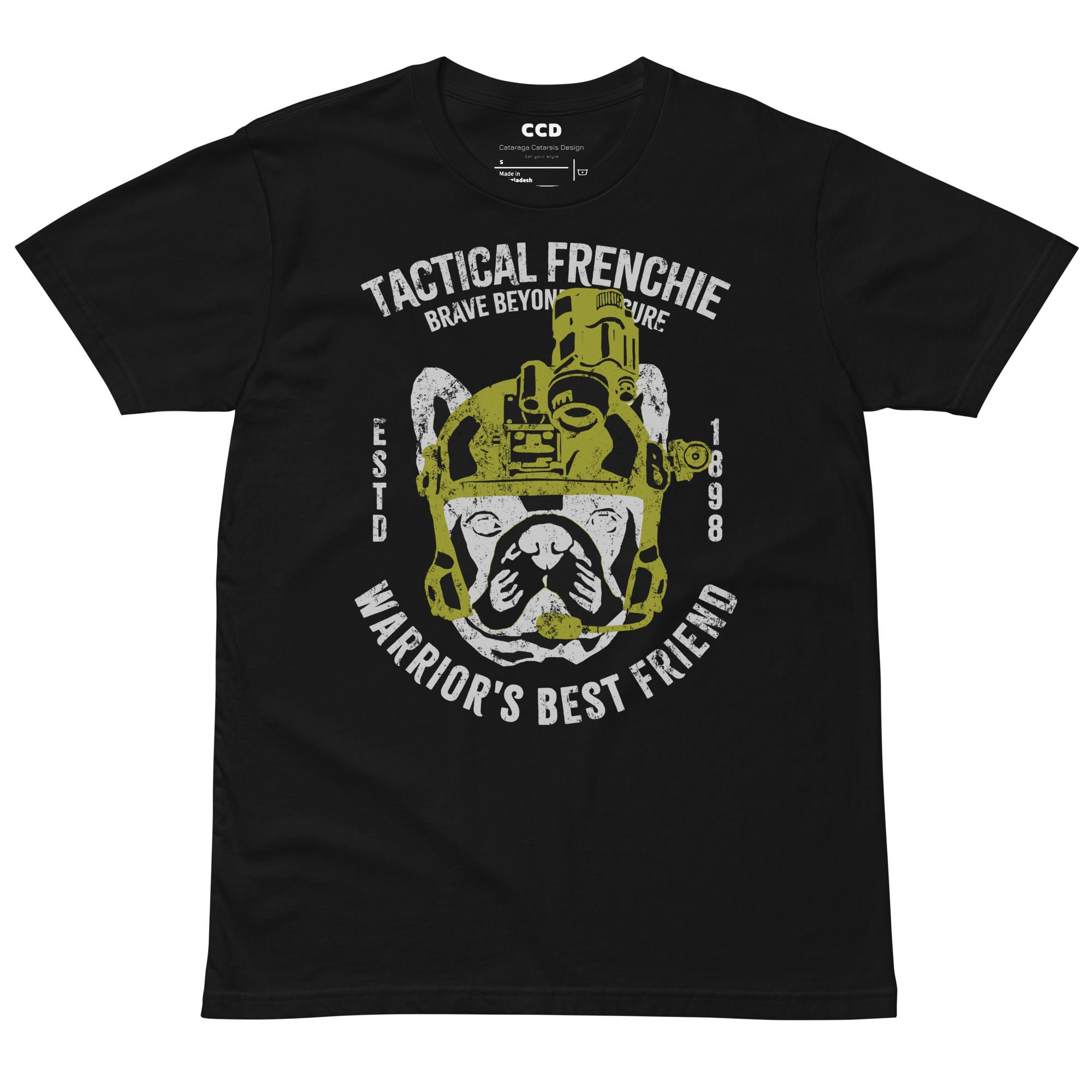 Unisex premium t-shirt "TACTICAL FRENCHIE"