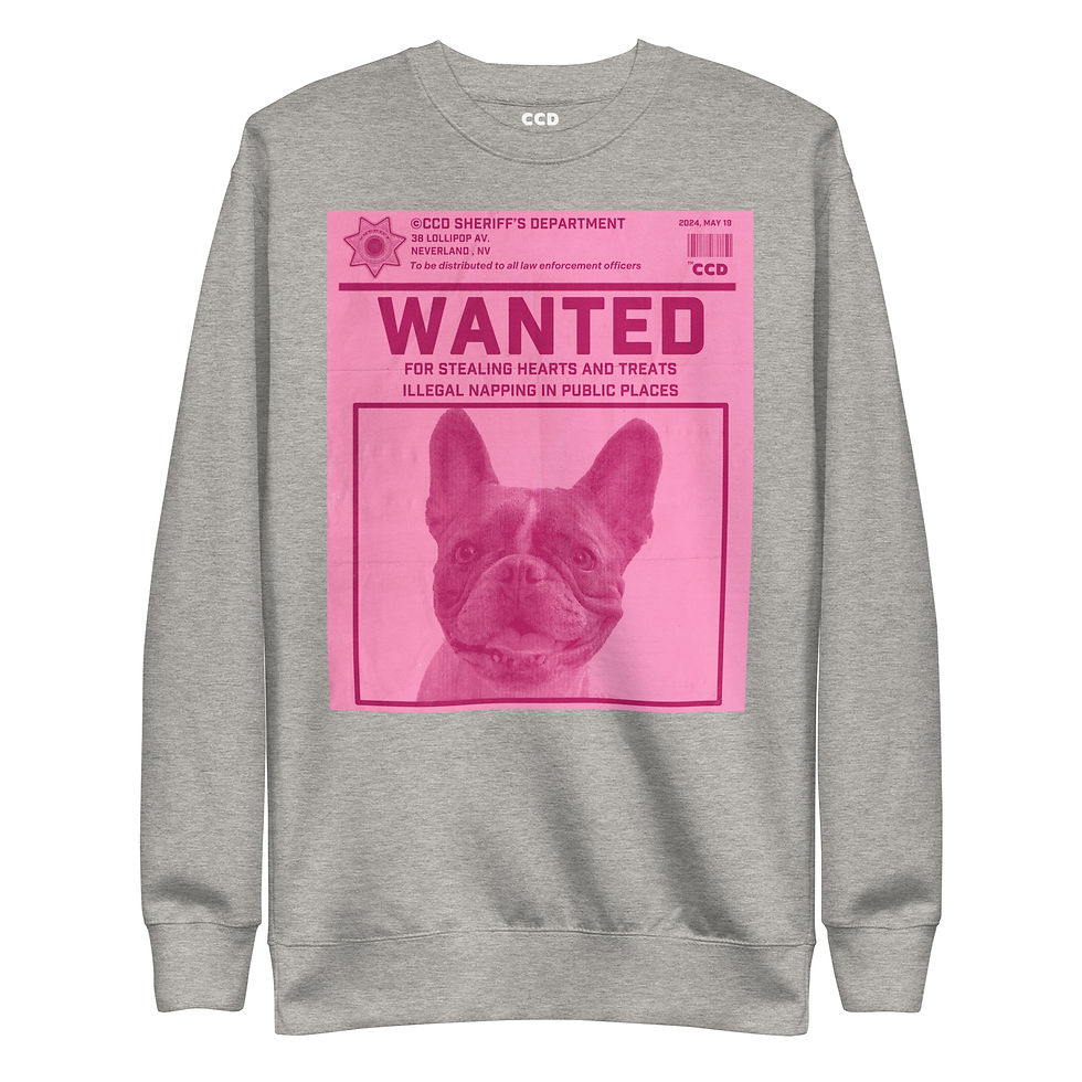 Unisex Premium Sweatshirt "WANTED"