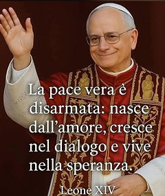 La pace vera è disarmata: nasce el dialogo e vive nella speranza.