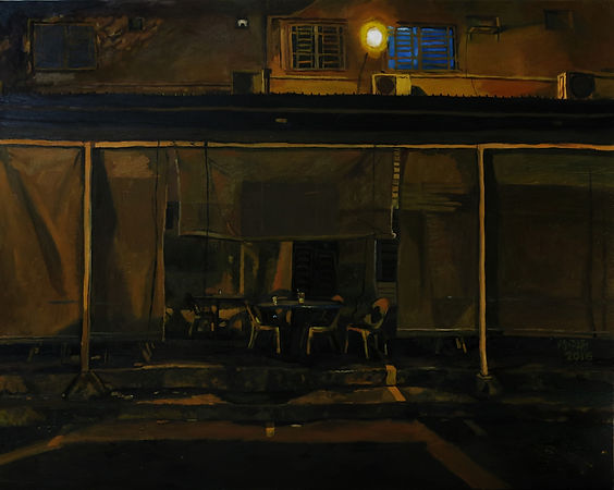 Ice Tea Yeo Tze Yang oil painting