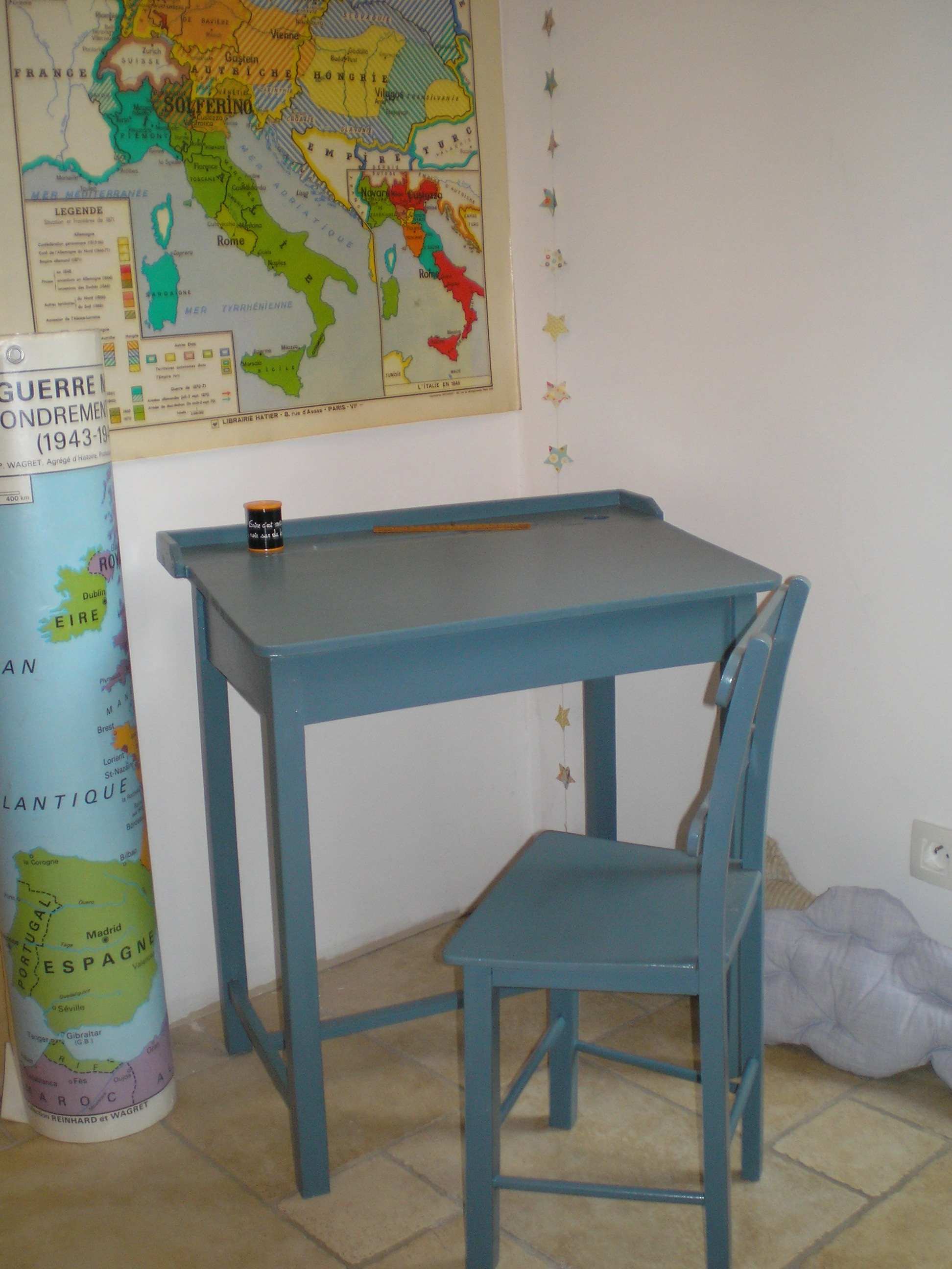 bureau pupitre relooké