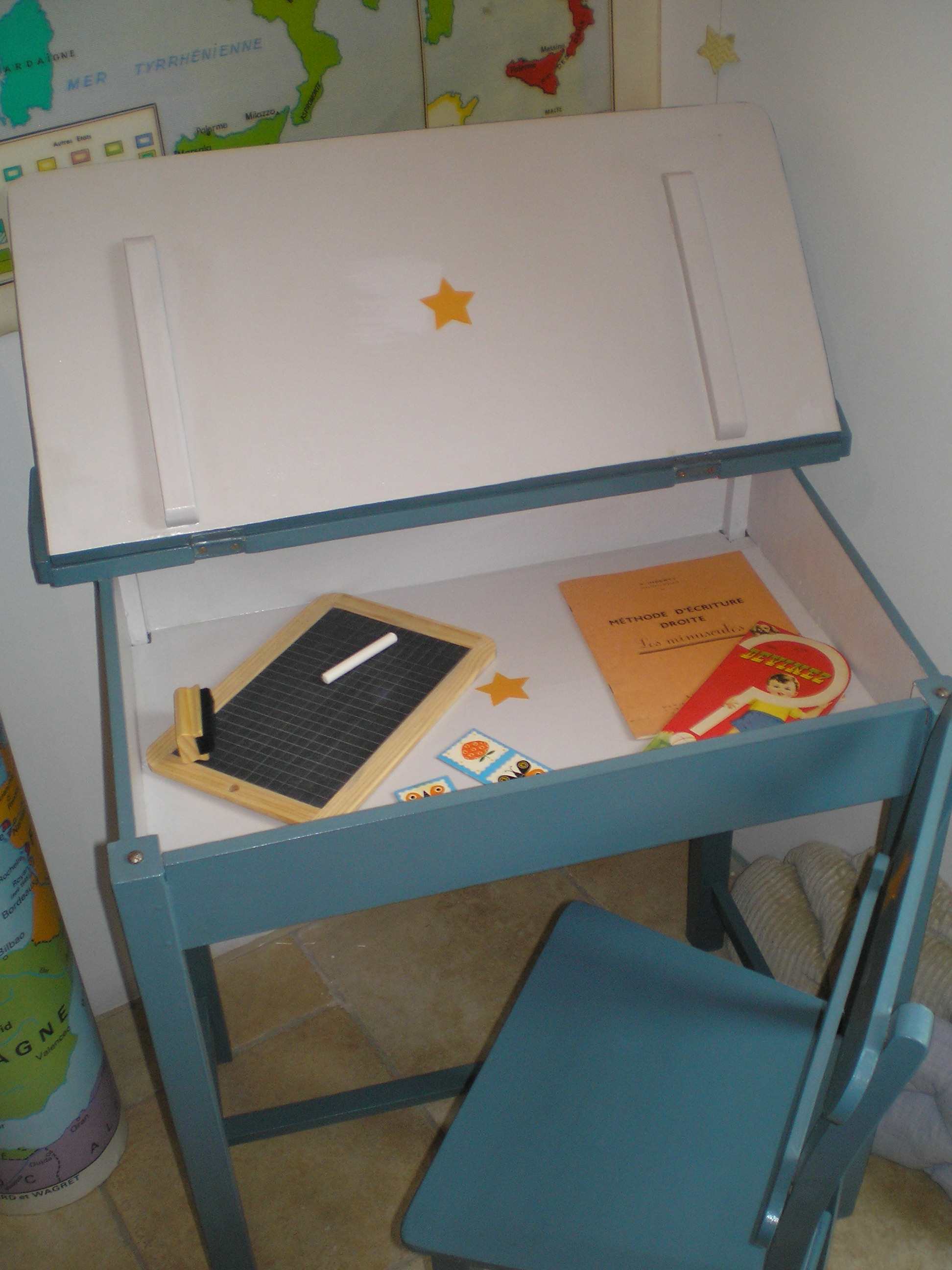 vue intérieure du bureau pupitre