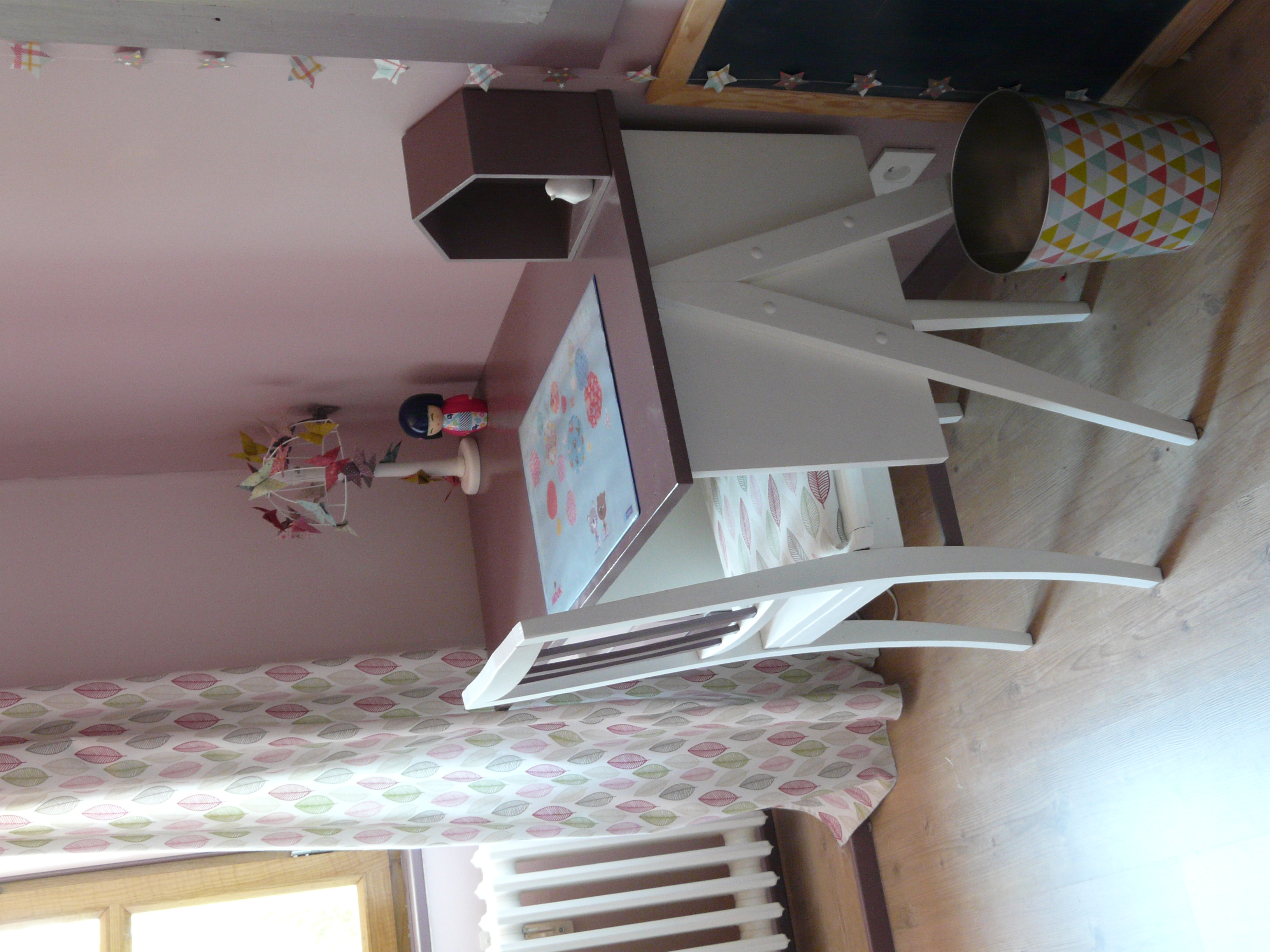 bureau pieds compas relooké
