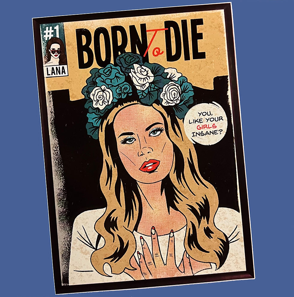 Miniatura: LANA DEL REY LP Born To Die B-Sides And Outtakes (Sky Blue Coloured) with Poster