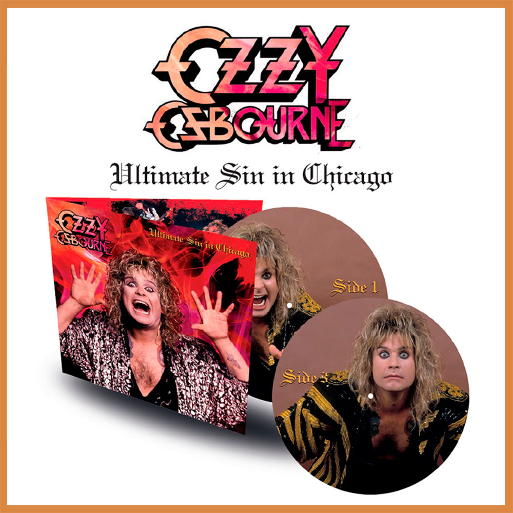 OZZY OSBOURNE 2xLP Ultimate Sin in Chicago (Picture Disc 300 Numbered Copies)