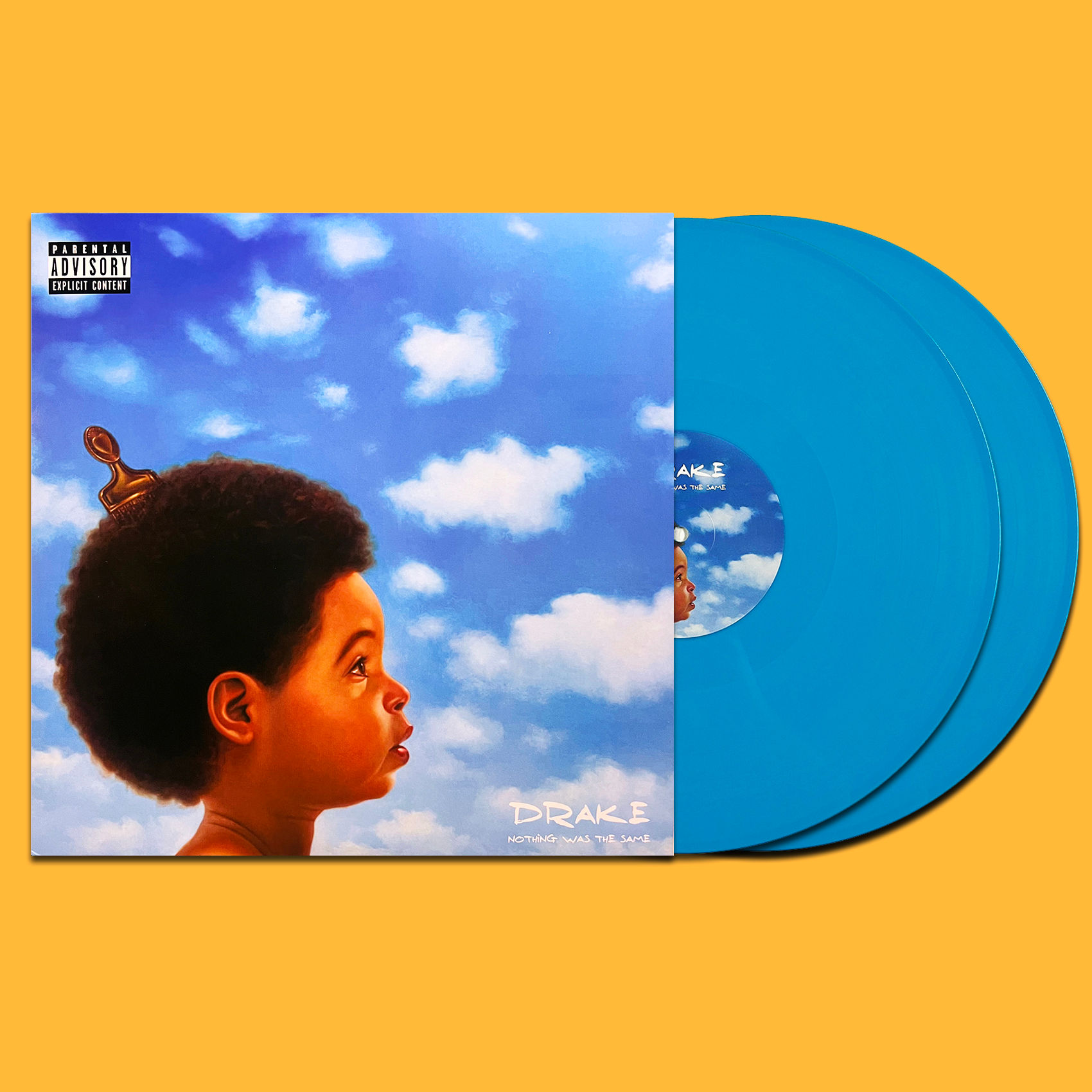 DRAKE 2xLP Nothing Was The Same (Blue Sky Coloured Vinyls) Uncensored Version