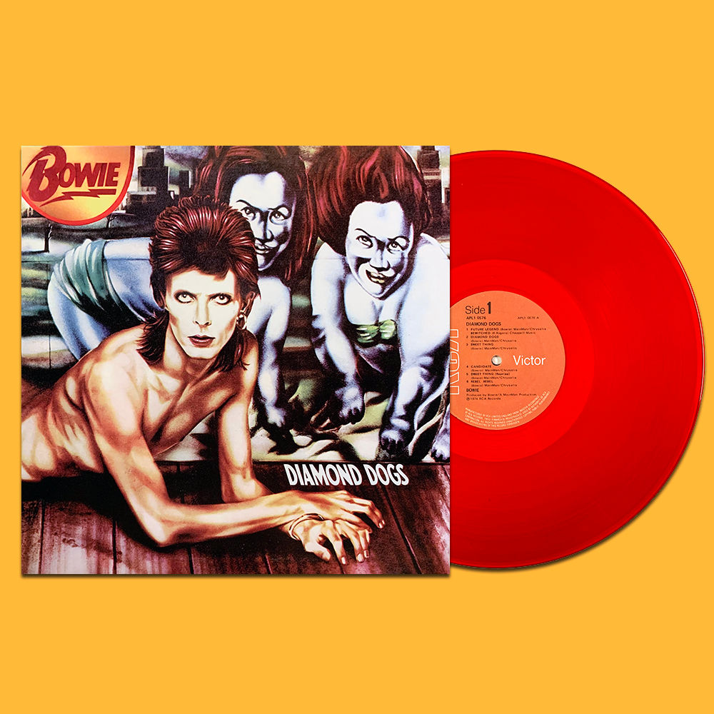 DAVID BOWIE LP Diamond Dogs (Translucid Red Coloured Vinyl Gatefold Cover)
