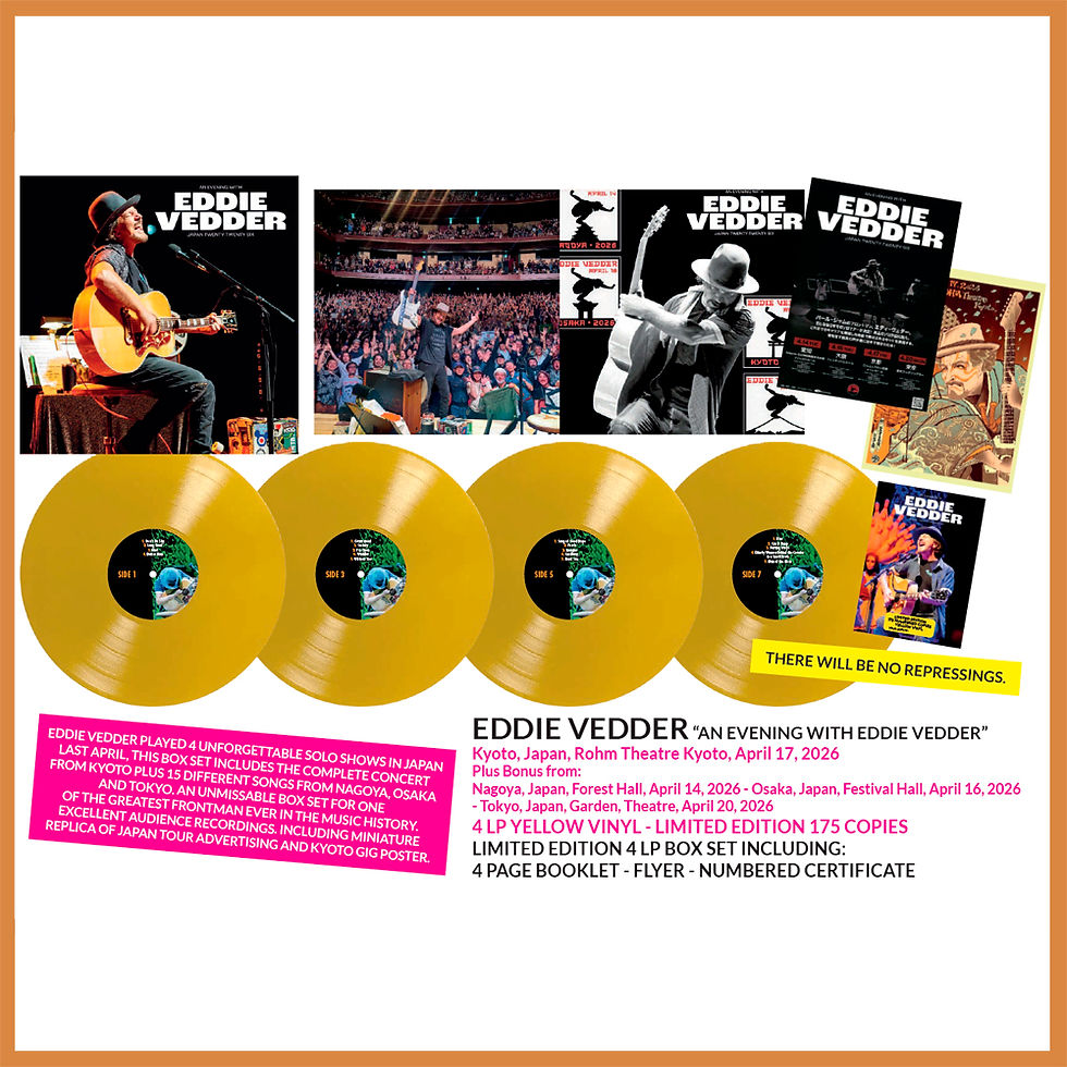Miniatura: EDDIE VEDDER BOX SET 4xLP An Evening With (Yellow Colour 200 Numbered Copies)