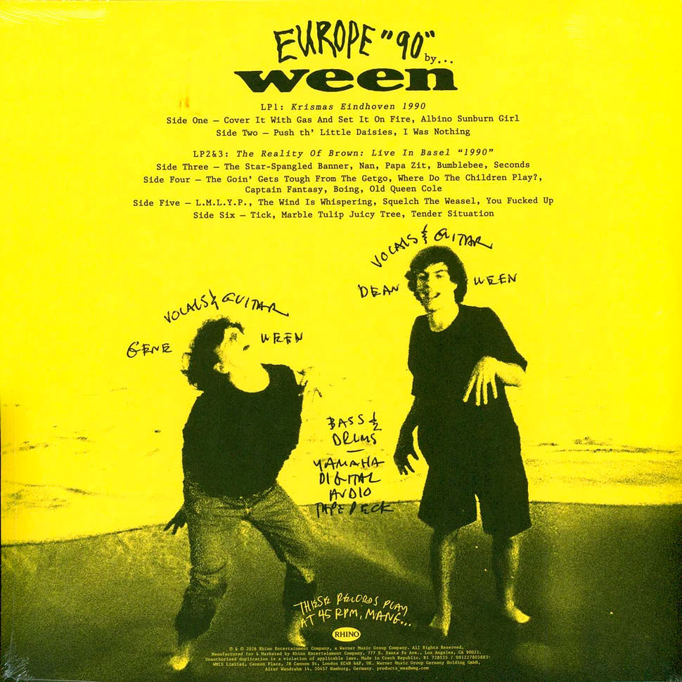 Miniatura: WEEN 3xLP Europe "90" (Record Store Day 2026)