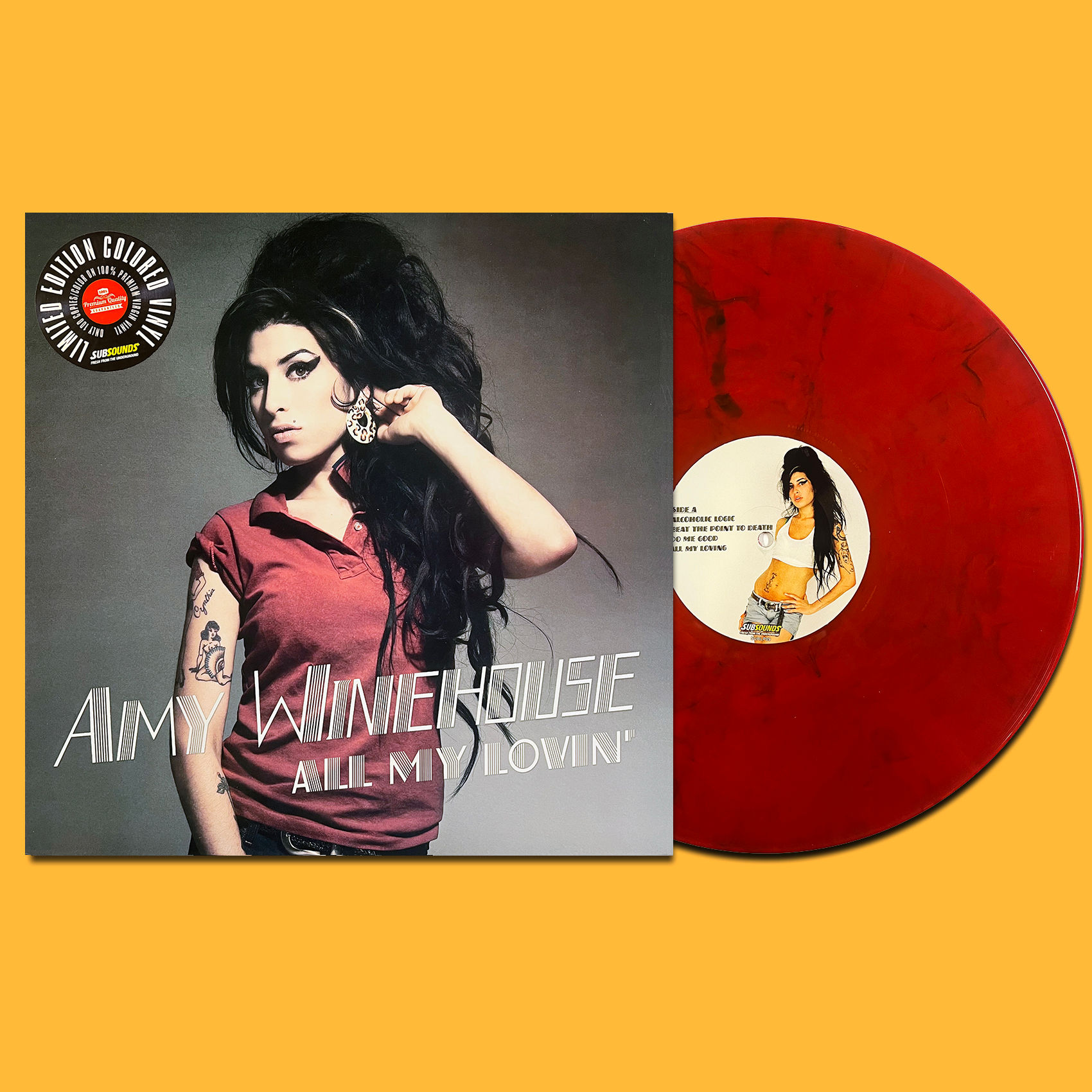 AMY WINEHOUSE LP All My Lovin' (Red Marbled Coloured Vinyl)
