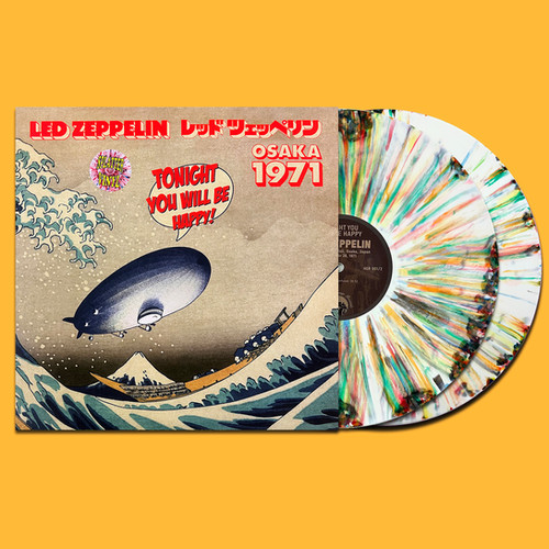 LED ZEPPELIN 2xLP Tonight You Will Be Happy (Splatter Coloured