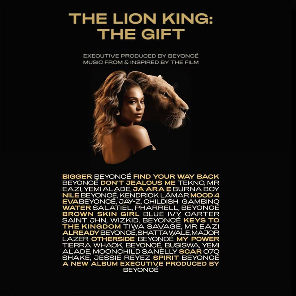 Thumbnail: BEYONCE 2xLP The Lion King: The Gift (Gold Coloured Vinyls) with Poster