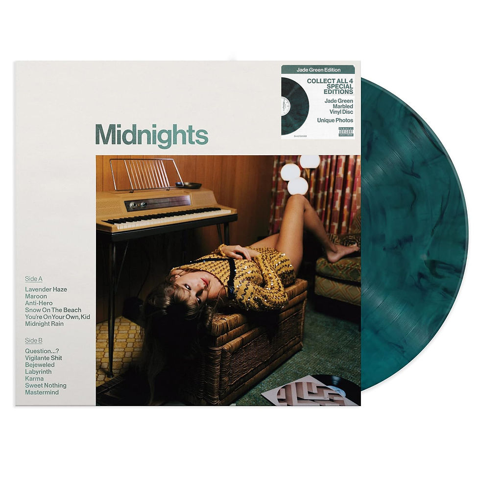Miniatura: TAYLOR SWIFT LP Midnights (Jade Green Marbled Coloured Edition)